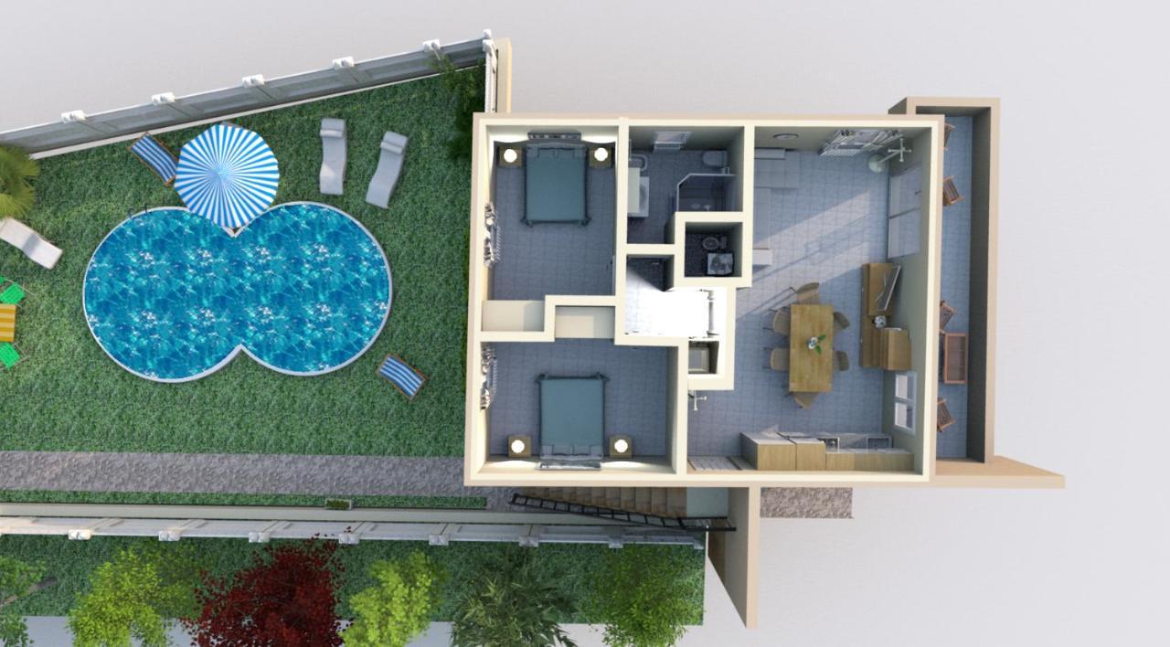 Appartamento Jessica Con Piscina Privata Manerba del Garda Eksteriør bilde